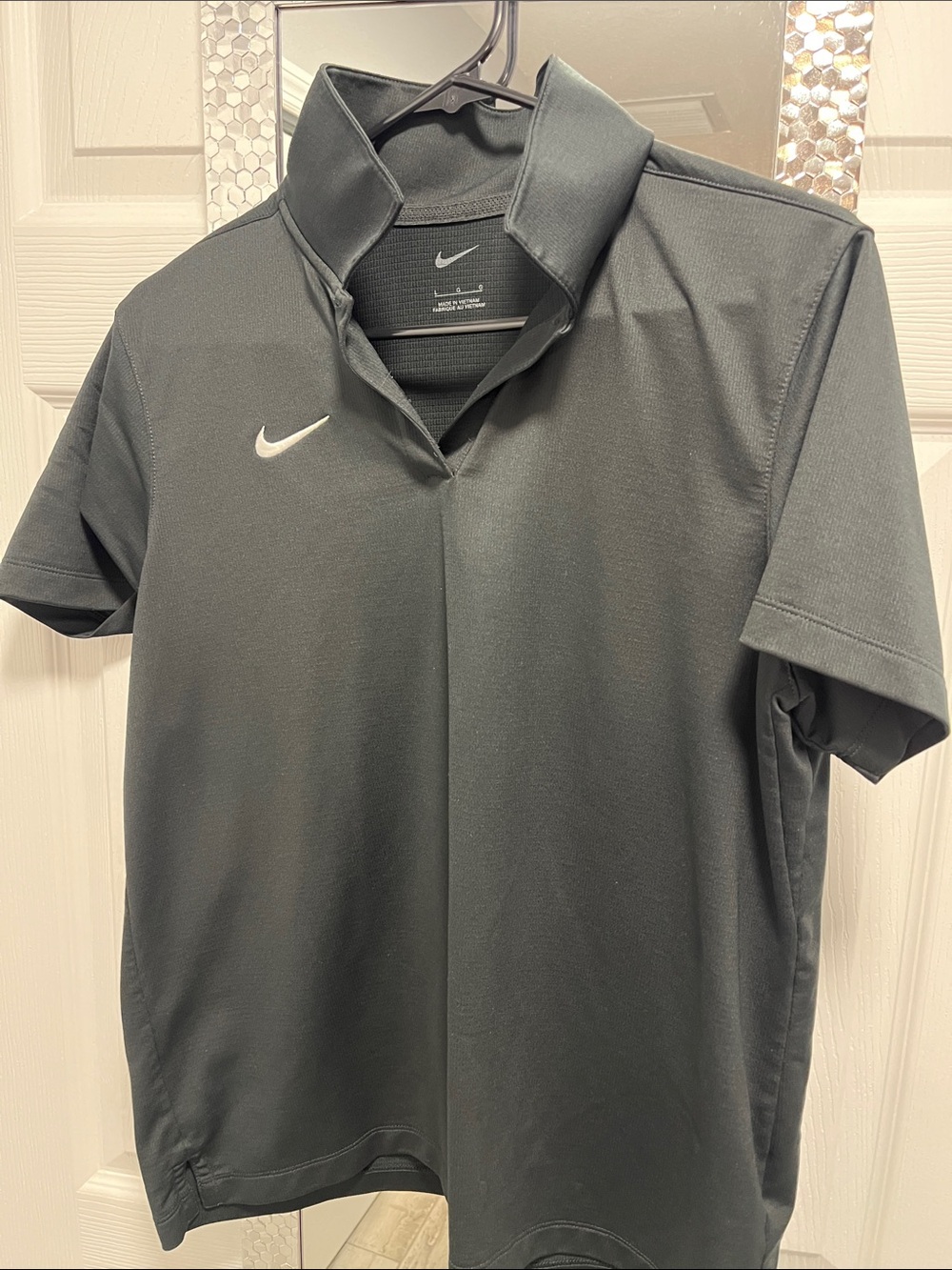 Nike Women’s Black Nike Short Sleeve Polo